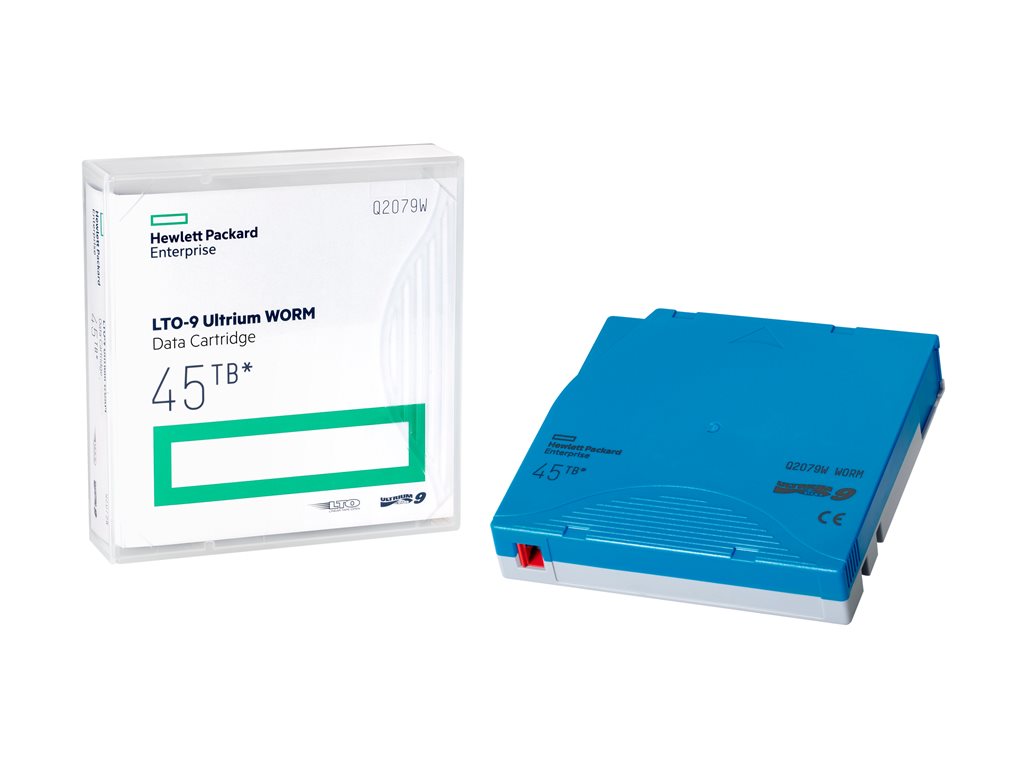 HPE - LTO Ultrium WORM 9 - 18 TB / 45 TB - Beschriftungsetiketten - Hellblau - für P / N: R7E99A, R7F00A, R7F01A, R7F02A